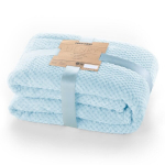 Restilo mikrofibros pledas Henry Light Blue, 170x210 cm