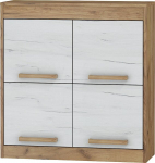 Pakabinama lentyna Maximus 4D, ruda/balta