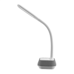 Kroviklis, garso kolonėlės ir LED lempa Platinet PDLM6U, Bluetooth, balta