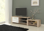 TV staliukas Orion, ąžuolo/baltos spalvos