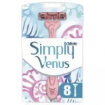 Vienkartiniai skustuvai VENUS Simply3, 8 vnt.