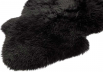 Narma avikailio kilimas Merino black, 170x180 cm