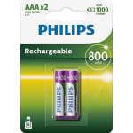 Philips Akumulator AAA įkraunami elementai, 2vnt