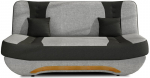Sofa NORE Ewa II, pilka/juoda