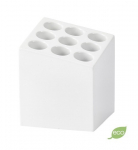 Japoni&scaron;kas 9-ių lietsargių stovas Ideaco CUBE, baltas