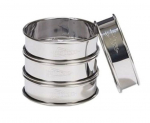 Žiedai mini tartaletėms, D8 cm, H2,5 cm, 4 vnt