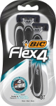 Skustuvas Bic Flex 4 Comfort + skutimosi galvutės 4 vnt.