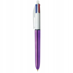 Bic 4 spalvų ra&scaron;iklis, metalinis violetinis