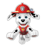Vaiki&scaron;kas sienų lipdukas Paw Patrol Marshall