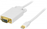 Deltaco DP-VGA101, MiniDP/VGA, 1 m