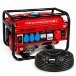 Benzininis generatorius Walter Stahl PR8500W su 50 m ilginamuoju laidu