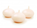 Žvakės, matinės kreminės, 4 cm (1 pak/ 50 vnt)