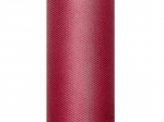 Bordo spalvos tiulis, 0.3 x 9m