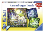 Dėlionė Ravensburger Beautiful Unicorns, 3x49 det.