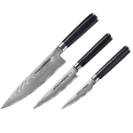 Samura peilių rinkinys Damascus, 3 dalių