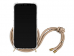 Lookabe Necklace, skaidri iPhone XS, gold nude (loo008)