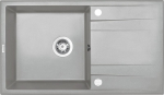 Deante granitinė virtuvinė plautuvė Deante Eridan ZQE S113, Metallic grey