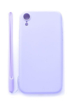 Evelatus iPhone XR Soft Touch Silicone Case with Strap Purple