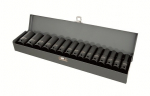 15 vnt. smūginių ilgintų galvučių rinkinys Cr-mo 1/2" 10-32mm