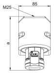 Pce 123-6 32a 3p 3-pin ki&scaron;tukinis lizdas