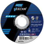 Norton Vulcan Metal Inox pjūklas 125x3,2x22,23mm