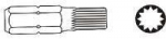 Jonnesway M8 Spline 12-kampis antgalis, 10x75mm
