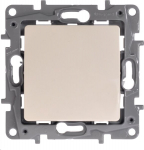 Legrand Niloe vienpoliaris jungiklis, kremas