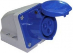 Lizdas 32a 3p 230v Ip44 fiksuotas mėlynas