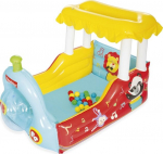 Pripučiamas baseinas su kamuoliukais Traukinukas Fisher Price, 93537