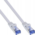 InLine Flat Patch kabel, U/FTP, Cat.6A, biały, 1m (71801W)