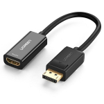Vienkryptis adapteris DisplayPort į HDMI 1080P 60Hz, juodas