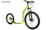 Paspirtukas Crussis Cross 6.2 HD, žalias