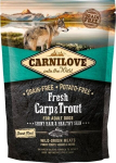 Carnilove Fresh suaugusiems &scaron;unims su karpiu ir upėtakiu, 1.5 g