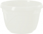 Vazonas Nicoli Twist, baltas, 18 cm