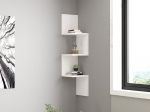 Sieninė lentyna Kalune Design Zikzak 835PUQ1622, balta