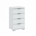 Komoda Intermeble Praga 4S, balta