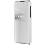 Plastikinis atverčiamas dėklas - sidabrinis (Galaxy A50 / A50s / A30s)