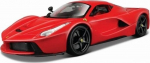 Kolekcionieriaus automobilis - BBURAGO - Ferrari LaFerrari - Raudona - Skalė 1/18