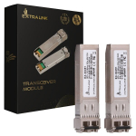 SFP+ 10G 850NM MM 300M modulis, 2 vnt., pilka