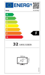 BenQ 31,5 ' LED &ndash; BL3290QT &ndash; 2,5K kompiuterio ekranas &ndash; 2560 x 1440 pikselių &ndash; 5 ms (nuo pilkos iki pilkos spalvos) &ndash; 16&ndash;9 &ndash; IPS skydelis &ndash; 75 Hz &ndash; HDMI-DisplayPort-US