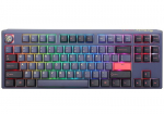 Ducky One 3 Cosmic Blue TKL Gaming Keyboard, RGB LED - MX-Silent-Red