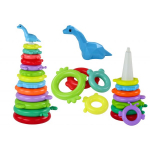 Piramidės dėlionė Dinozauras Lean Toys, 13d.