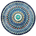 UZBEKISTANO LĖK&Scaron;TĖ Ljagan mėlyna 26 cm Mehrob dekoratyvinis