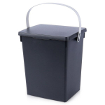 Sandėliavimo konteineris, juodas- 5,5 l
