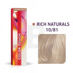 "Wella Professionals Color Touch Rich Naturals" profesionalūs demi-permanentiniai plaukų dažai su daugialypiu efektu 10|81 60 ml