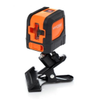 Kryžminių linijų lazerinis nivelyras (raudonas)