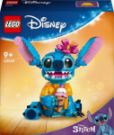 LEGO Disney 43249 dygsnis, konstravimo rinkinys vaikams, ledų kūgis ir mini figūrėlė