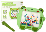 Magnetinė pie&scaron;imo lenta Lean Toys Varlė, žalia