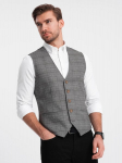 Liemenė vyrams Ombre Clothing 124336-7, pilka