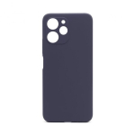Connect Soft Touch silikoninis dėklas Xiaomi Redmi 12 / Redmi 12 5G Tamsiai mėlyna